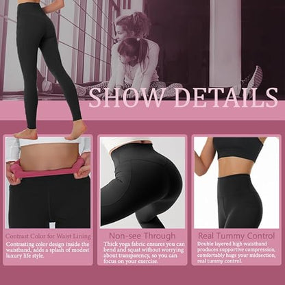 🎁Last Day 49% OFF 🔥High Waisted Side Pocket Shaping Training Leggings