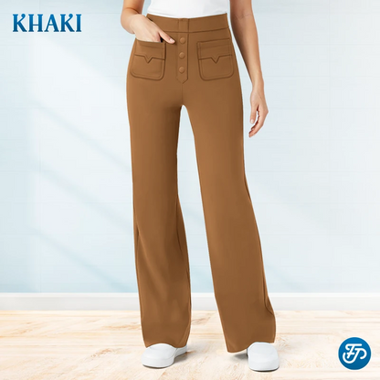 Women's Casual High Waist Stretch Pants