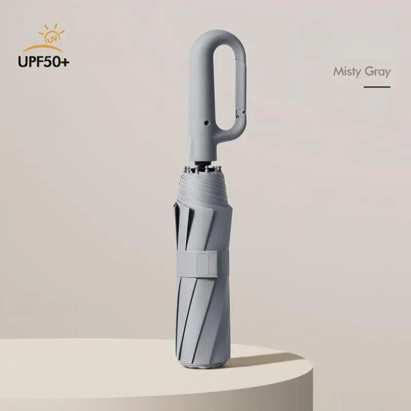 🔥🎁Automatic Folding Umbrella – Lightweight, Portable with Loop Buckle, Windproof & Waterproof