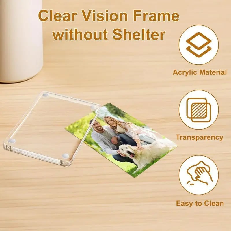 🔥Magnetic Car Sun Visor Photo Clips