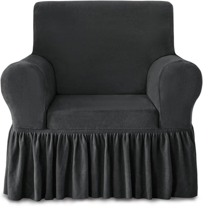 🛋️Armchair Cover Thick Plush – The Coziest Sofa Cover You’ll Ever Own!