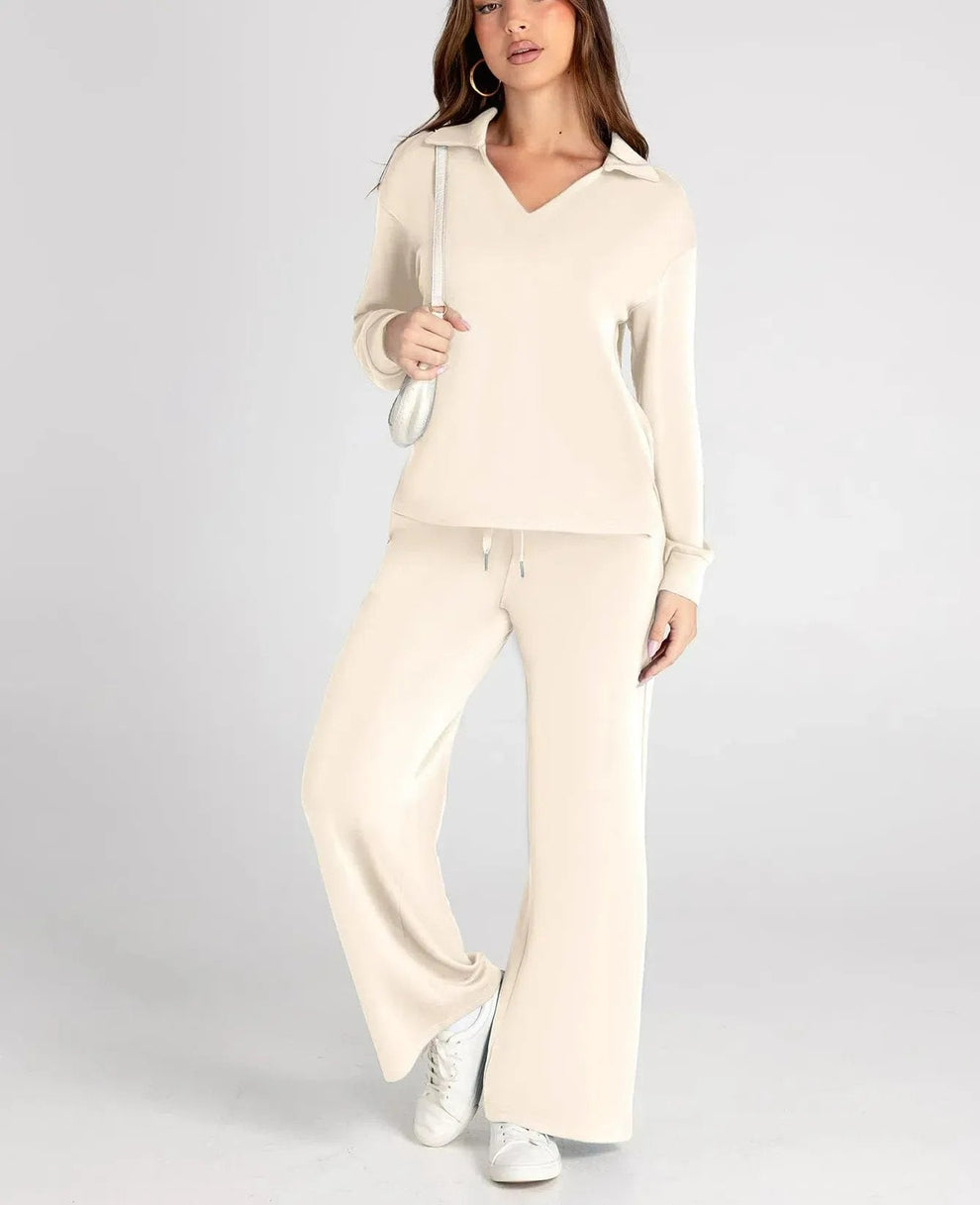 🔥Casual Line Sweatshirt 2-Piece Set main image 1