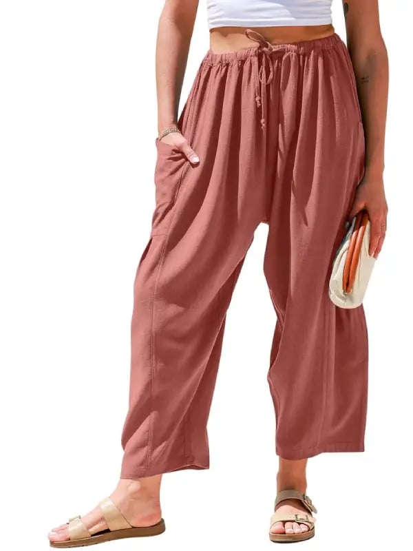 Women's  Loose Wide Leg Pants with Pockets