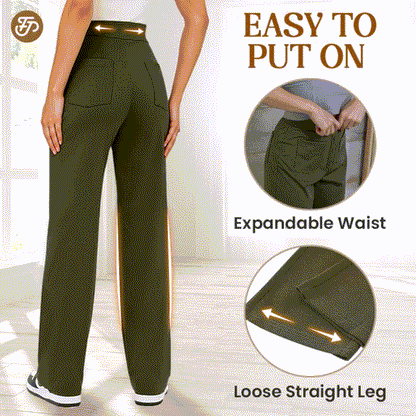 Women's Casual High Waist Stretch Pants