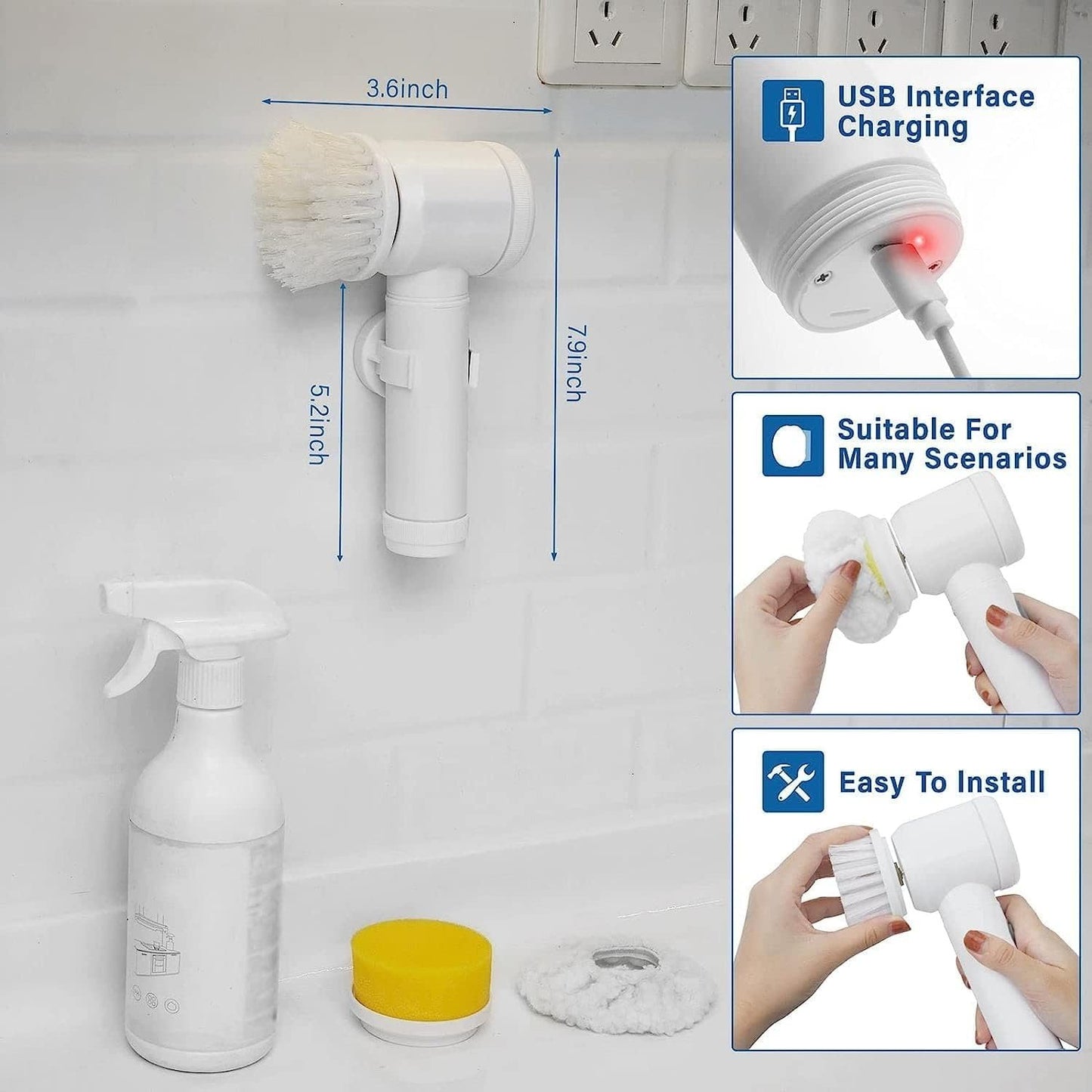 🔥Cordless Electric Rotating Brush