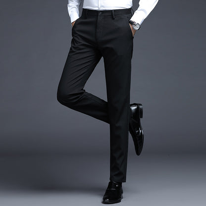 Spring Summer Winter Suit Pants Men's Straight Pants