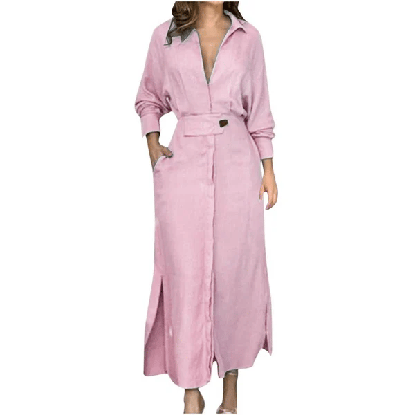🎁LAST DAY SALE-49% OFF🎁2025 Cotton And Linen Solid Color Maxi Dress