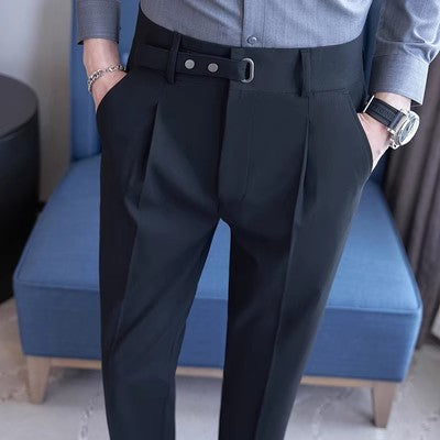 Business suit pants with drape and wrinkle resistance – buckmen.com