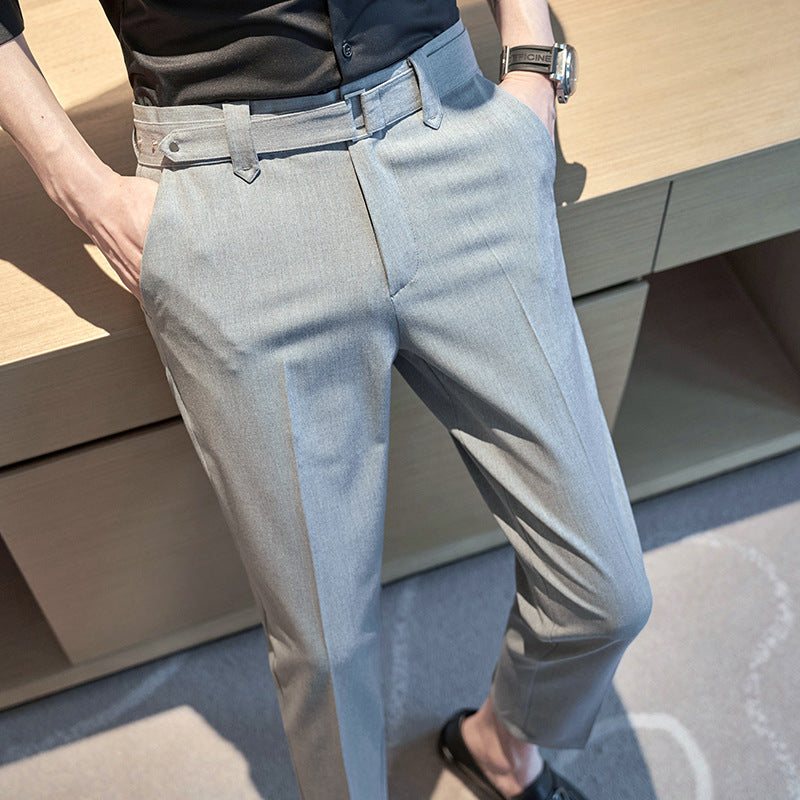 Naples Italian style men's nine-point suit pants – buckmen.com