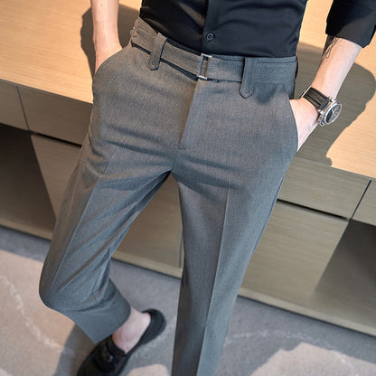 Naples Italian style men's nine-point suit pants