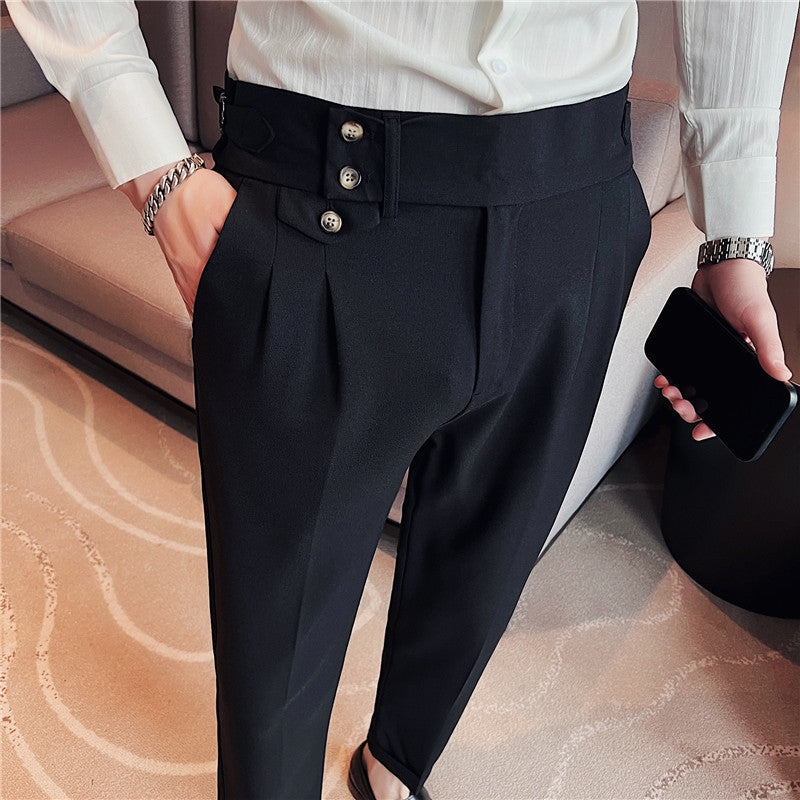 Naples draped high waist straight-leg track pants – buckmen.com