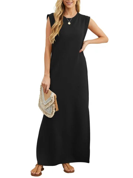 💕NEW CASUAL LOOSE SPLIT WRINKLE-FREE MAXI DRESS