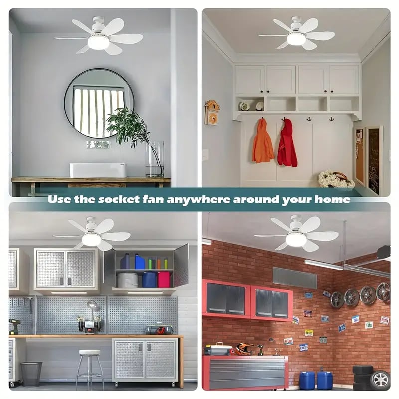 Bright and Cool Ceiling Fan