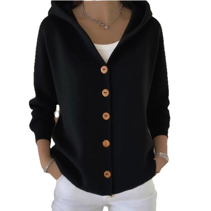 🔥Women Cotton Plain Long Sleeve Comfy Casual Cardigan
