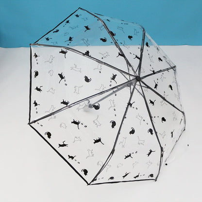 Vintage Stained Glass Automatic Umbrella