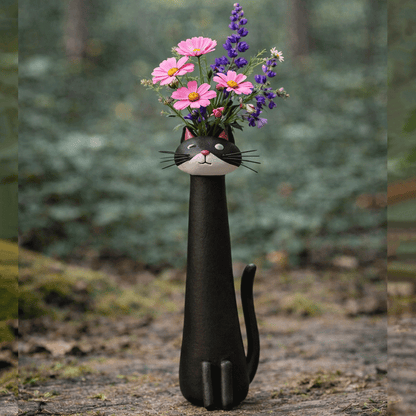 Quirky Cat Vase