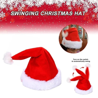 🎅Electric Christmas Hat SALE 🔔 This Santa hat can sing and dance!🎵