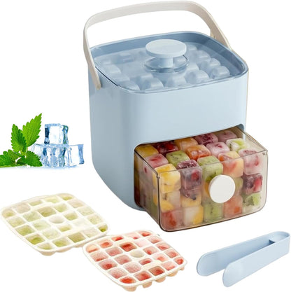 ❄️ Summer Best-Seller: 48-Cube Press-to-Release Ice Tray