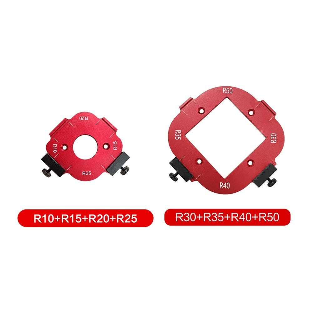 Trimmer Cutting R Angle Arc Template