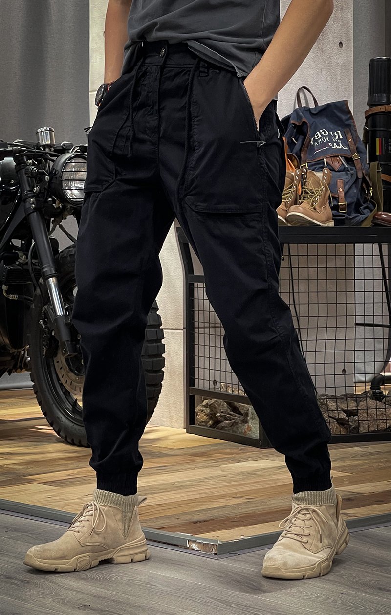2025 SPRING MEN'S DISTRESSED SLIM FIT BIKER JEANS