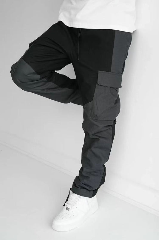 Terrain Panel Cargo Pants - Black/Charcoal (Buy 2 free shipping)