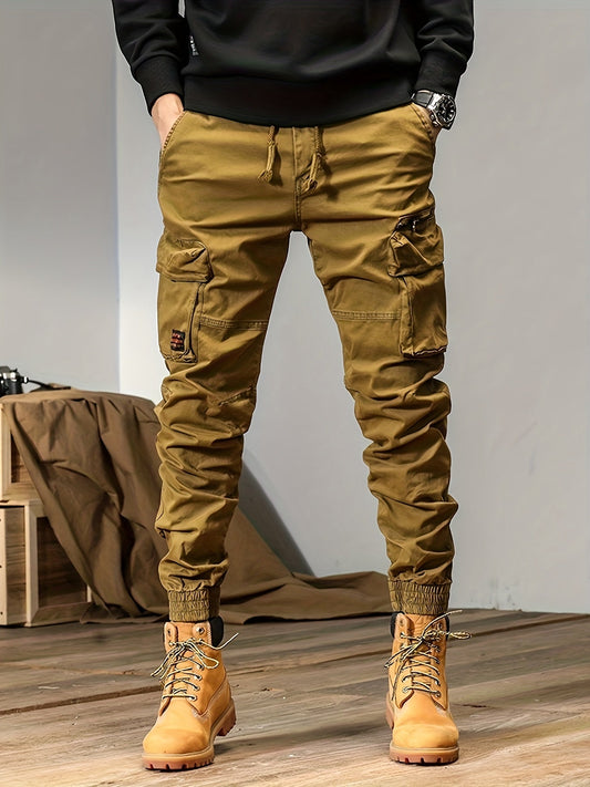 Simple and versatile high street design loose wear-resistant workwear casual pants