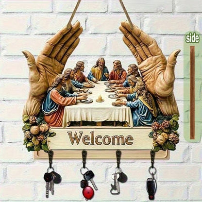 ✝️ Jesus & Disciples Wall Art Key Holder