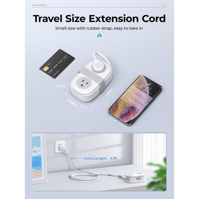 🎁🔥Travel Power Strip