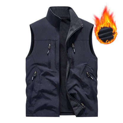 🔥Men's Oversized Sleeveless Vest Jacket With Pockets🧥