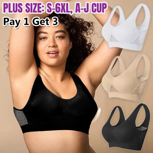 🔥BUY 1 GET 2 FREE TODAY(Add 3PCS To Cart) 🔥Breathable Cool Liftup Air Bra