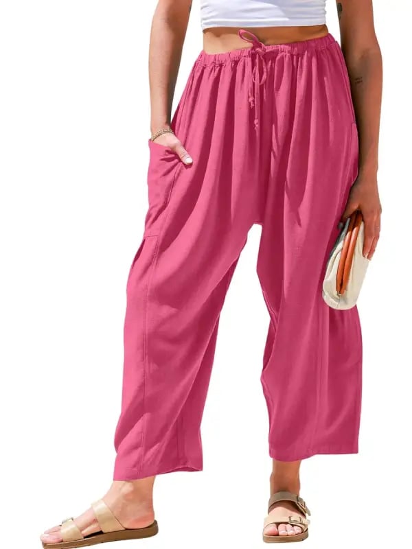 Women's  Loose Wide Leg Pants with Pockets