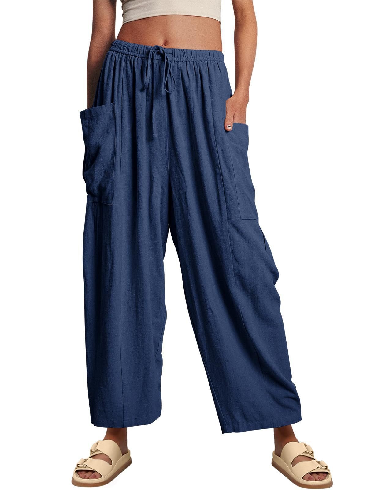 Women's  Loose Wide Leg Pants with Pockets