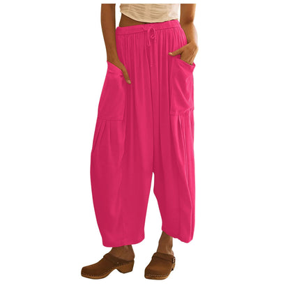 Women's  Loose Wide Leg Pants with Pockets