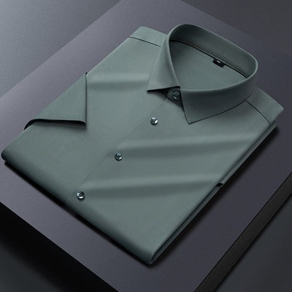 Ice Silk Seamless Stretch Shirt