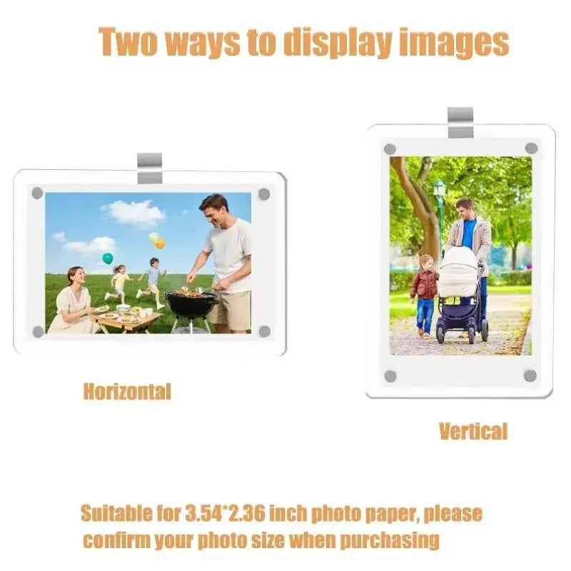 🔥Magnetic Car Sun Visor Photo Clips