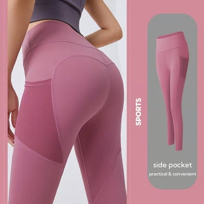 🎁Last Day 49% OFF 🔥High Waisted Side Pocket Shaping Training Leggings