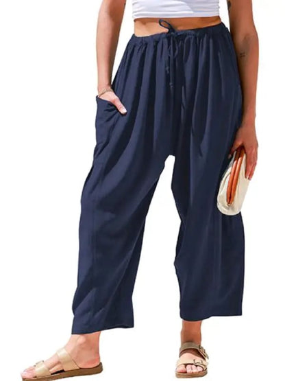 Women's  Loose Wide Leg Pants with Pockets