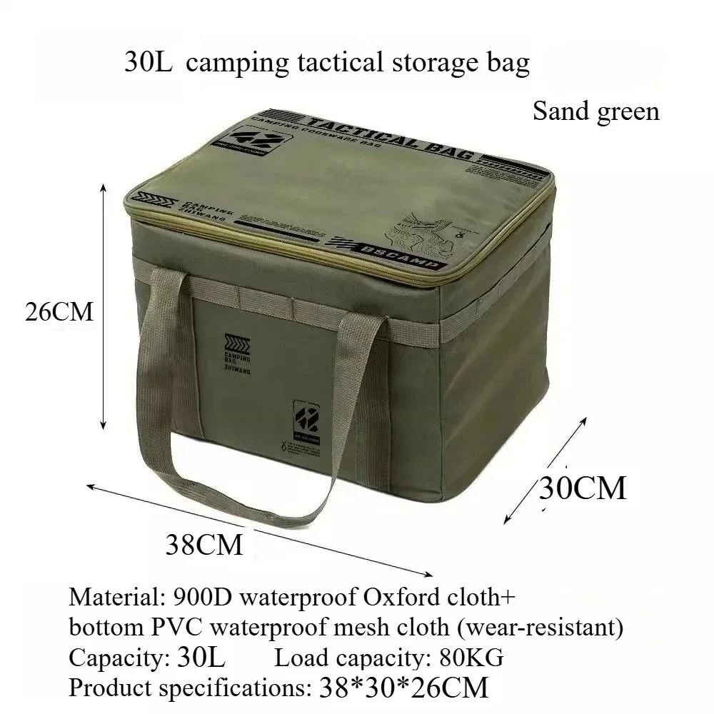 🔥Large Capacity Outdoor Folding Storage Bag Waterproof Portable Camping & Picnic Organizer