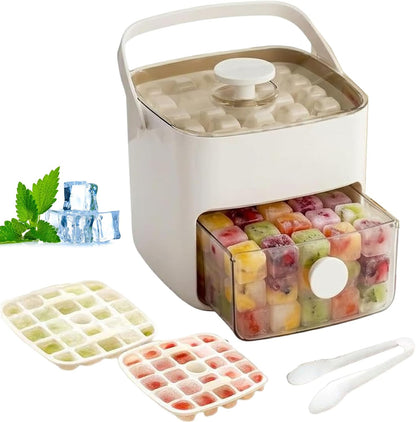 ❄️ Summer Best-Seller: 48-Cube Press-to-Release Ice Tray