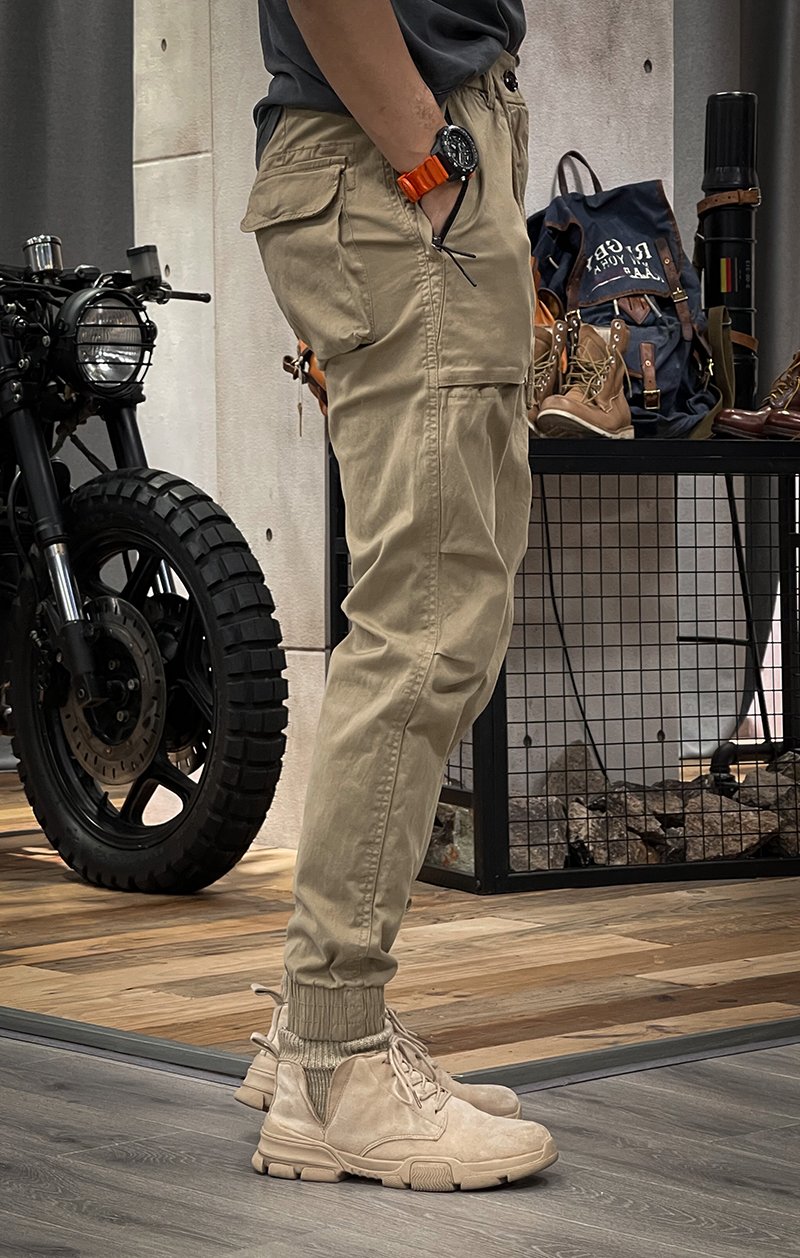2025 SPRING MEN'S DISTRESSED SLIM FIT BIKER JEANS