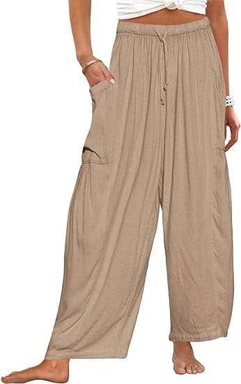 Women's  Loose Wide Leg Pants with Pockets