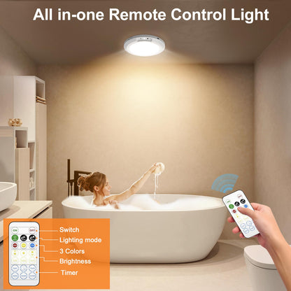 ✨2026 Upgraded Wireless Rechargeable Motion Sensor Ceiling Light with Remote