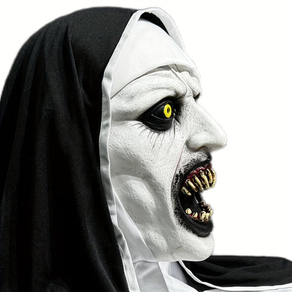 🎃Halloween Sale 49% OFF✨Horror Latex Nun Mask😈