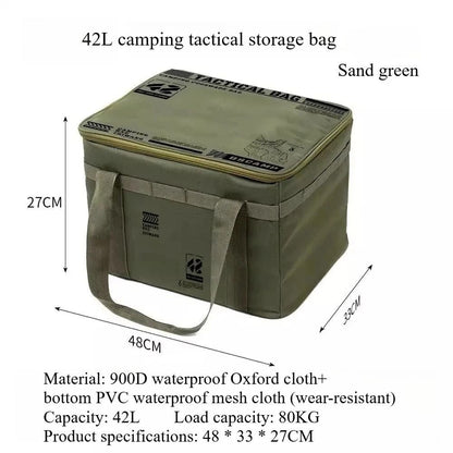 🔥Large Capacity Outdoor Folding Storage Bag Waterproof Portable Camping & Picnic Organizer