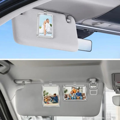 🔥Magnetic Car Sun Visor Photo Clips