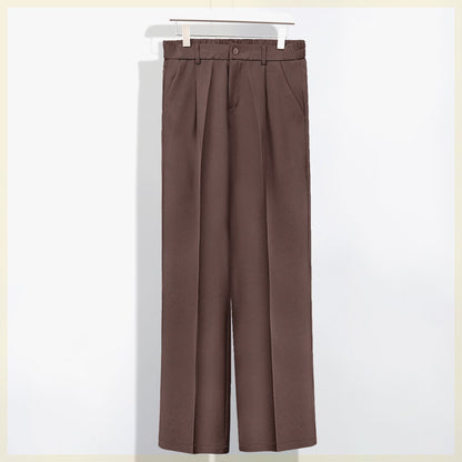 Ice Silk Straight Leg Pants